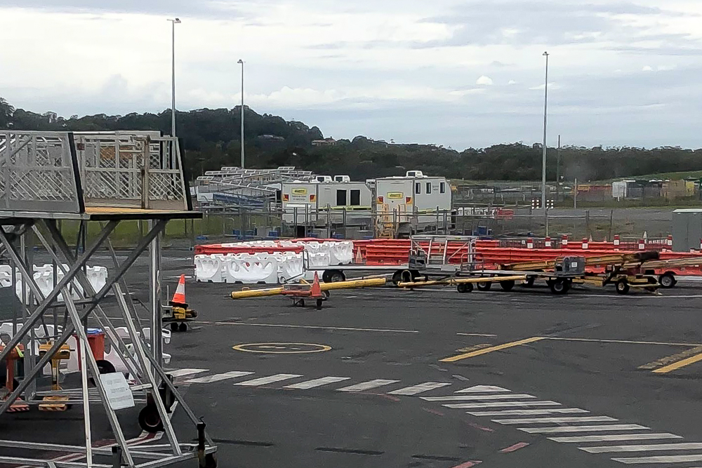 Vansite on the job at Gold Coast Airport